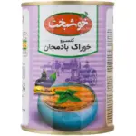 کنسرو خوراک بادمجان خوشبخت 380 گرمی