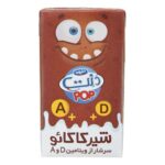 شیر کاکائو پاکتی ویتامین A + D دنت 125 میلی لیتری