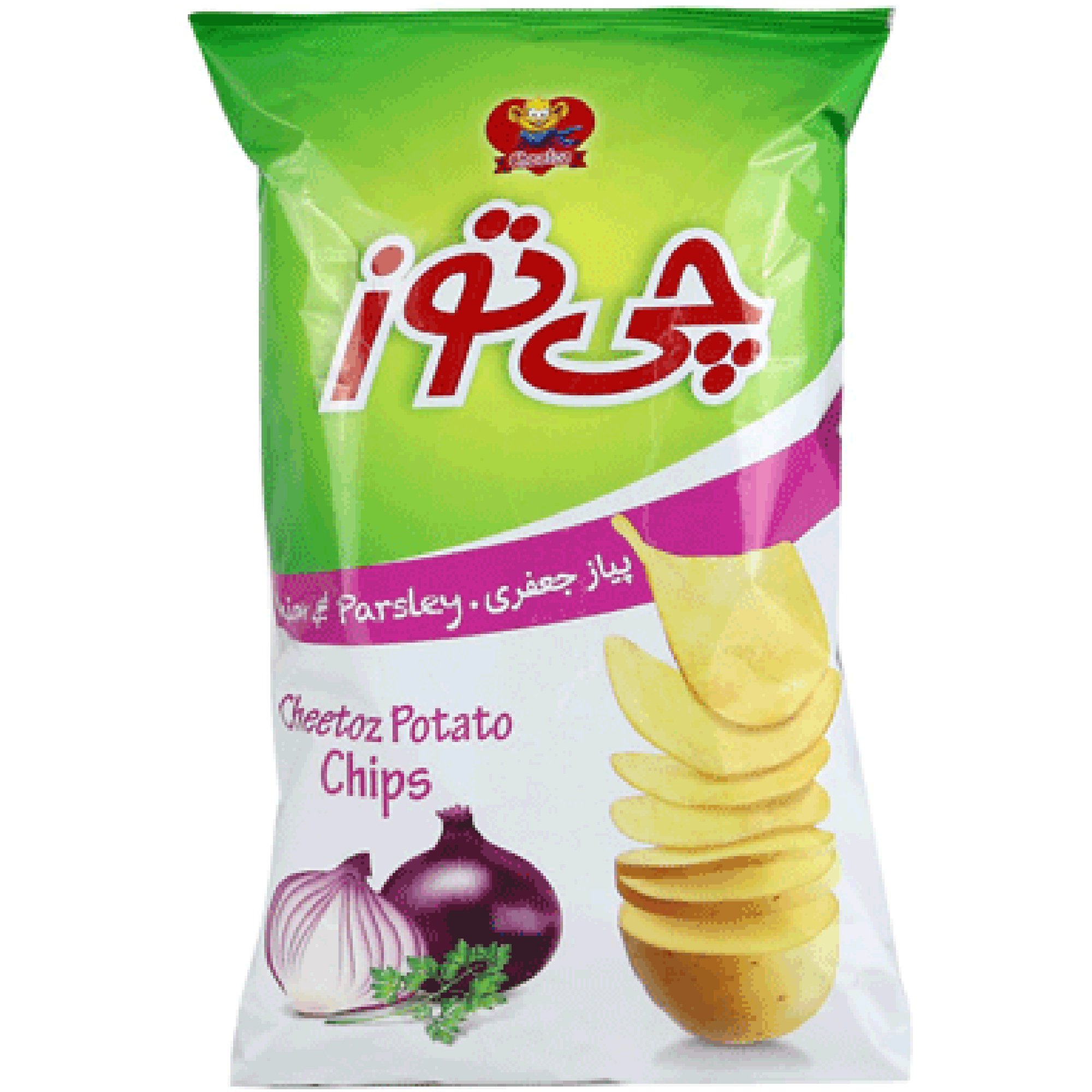 6260053184018 چیپس پیاز و جعفری چی توز - تصویر 1