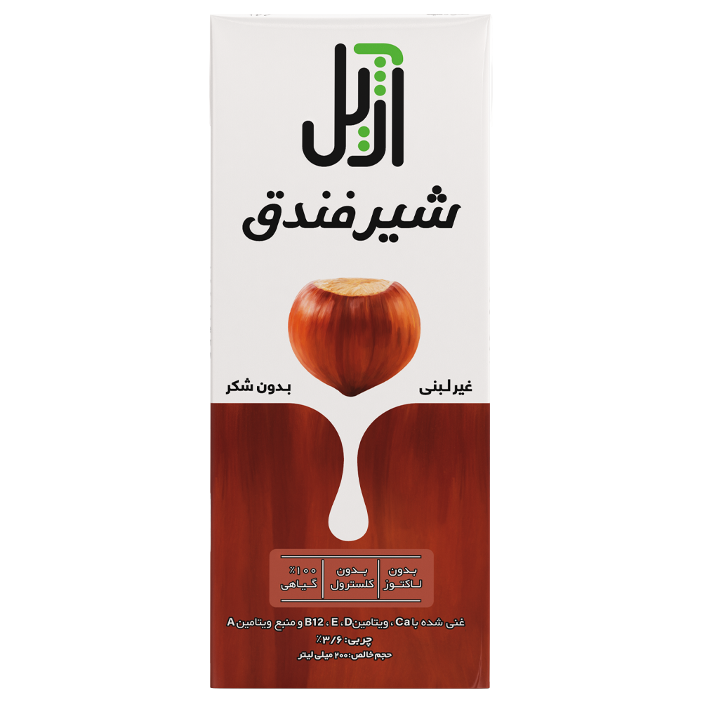 6260161560315 شیر غیر لبنی فندق آژیل کاله 200 سی سی - تصویر 1