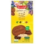 بیسکوئیت 4 شهد 3 غله کاکائویی فرخنده 330 گرمی