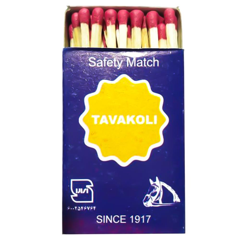 6260247113015 کبریت توکلی (بسته 10 عددی) - تصویر 1