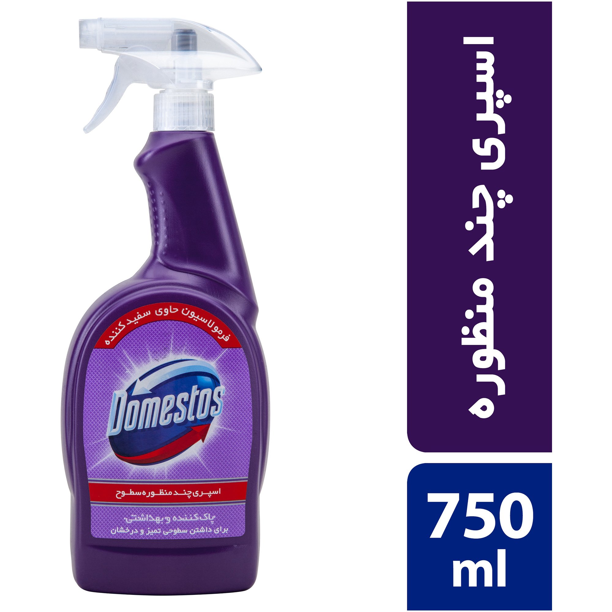 6260526418534 اسپری چند منظوره سطوح بنفش دامستوس 750 میلی لیتری - تصویر 1