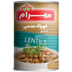 کنسرو خوراک عدسی مهرام 400 گرمی