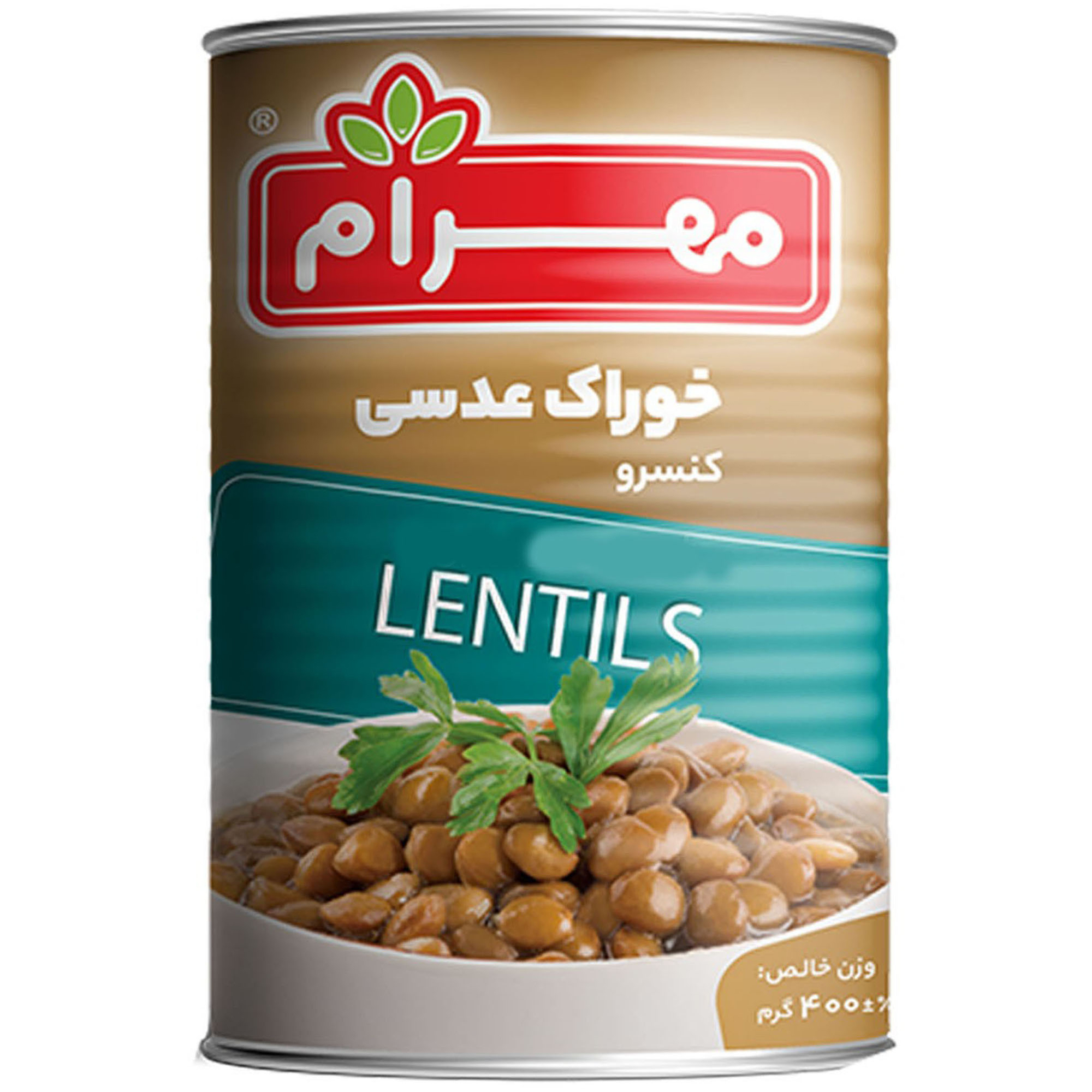 6261198232664 کنسرو خوراک عدسی مهرام 400 گرمی - تصویر 1