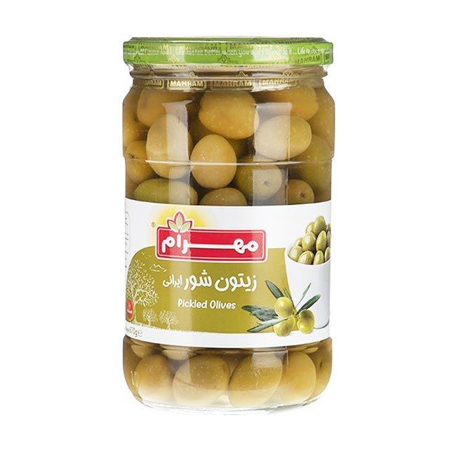 6261198235801 زیتون شور خیلی درشت مهرام 650 گرمی - تصویر 1