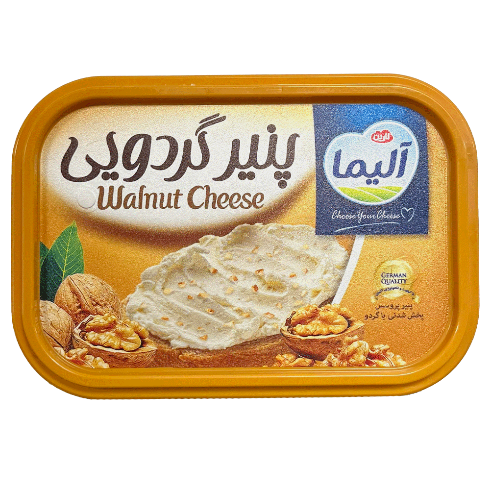 6261307403923 پنیر گردویی آلیما 250 گرمی - تصویر 1