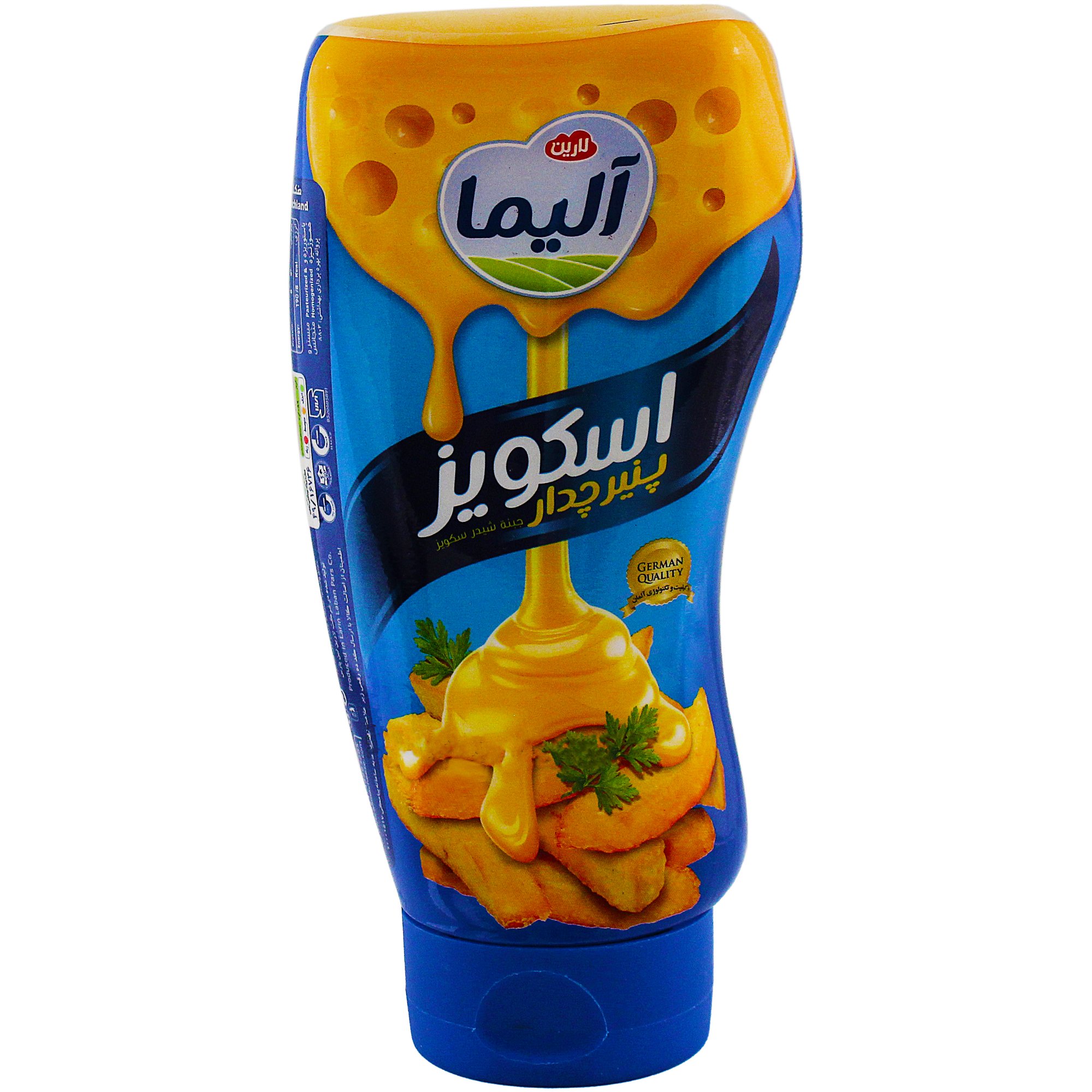 6261307404128 پنیر چدار اسکوییز پمپی آلیما 400 گرمی - تصویر 1