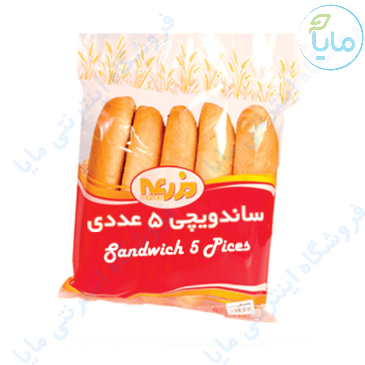6262003801822 نان ساندویچی مزرعه 5 عددی - تصویر 1
