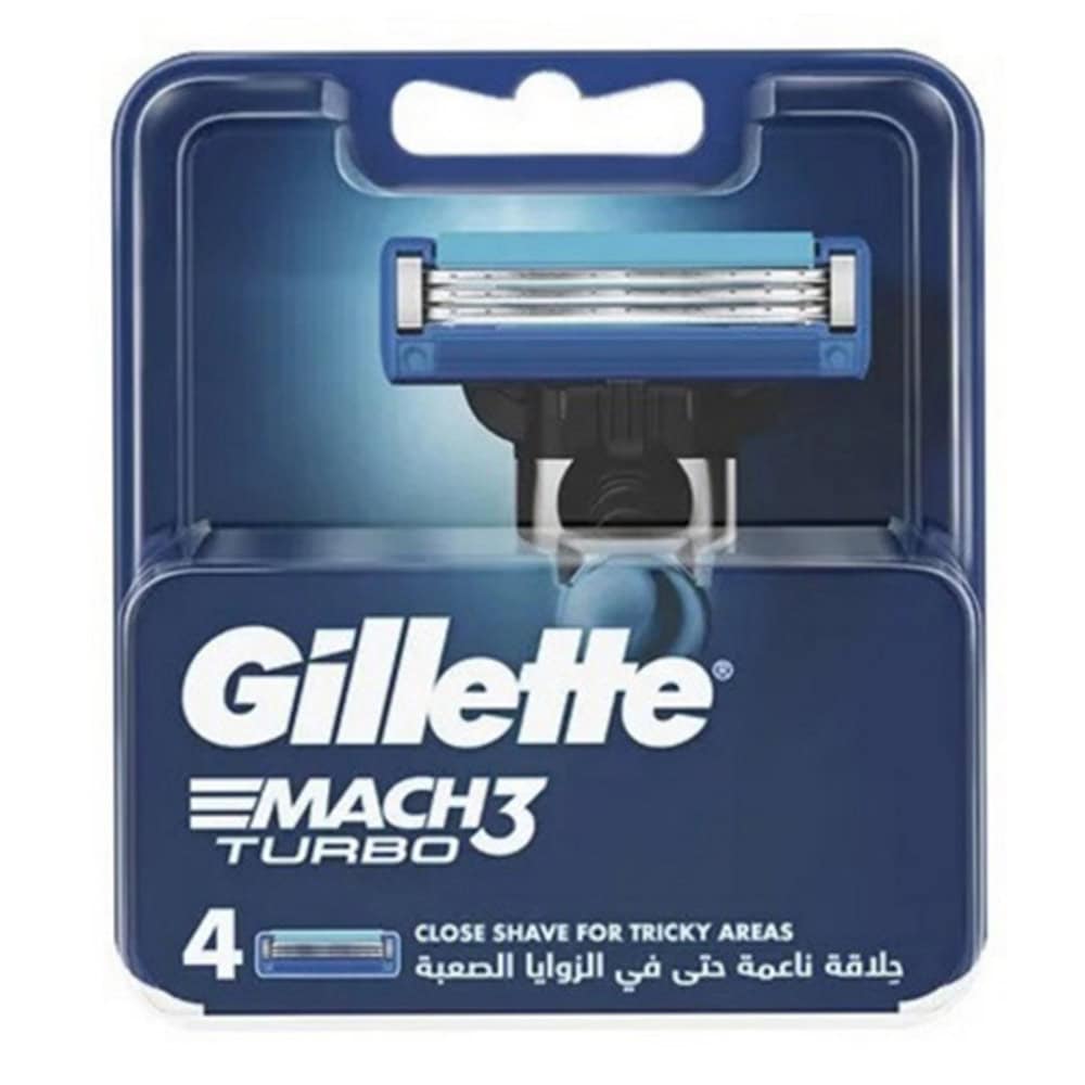 7702018516063 تیغ یدک مچ تری توربو ژیلت 4 عددی - تصویر 1