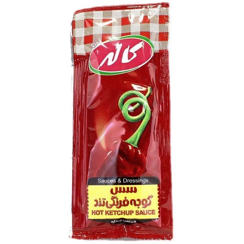 6262004905420_t1 سس گوجه فرنگی فلفل تند ساشه کاله 20 گرمی - تصویر 1