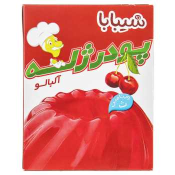 6260101403818_bd731068 پودرژله آلبالو شیبابا - تصویر 1